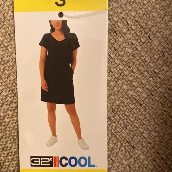 32 DEGREES Cool Women's Short Sleeve Comfy Elastic Waist - Picture 9 of 9